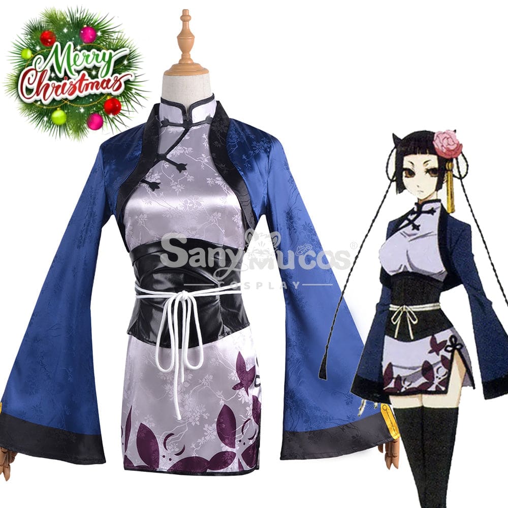 Anime Black Butler Cosplay Lady Ran Mao Cape Costume Costumes