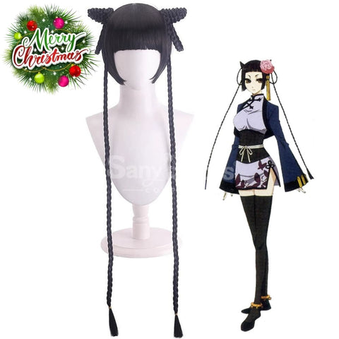 【In Stock】Anime Black Butler Cosplay Lady Ran mao Cosplay Wig Cosplay Wigs