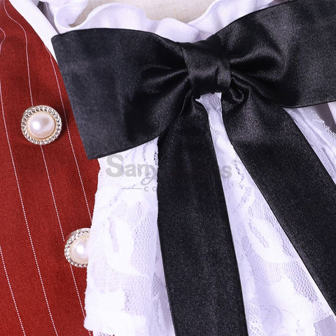 【In Stock】Anime Black Butler Cosplay Red Tea Cup Ciel Phantomhive Costume Costumes