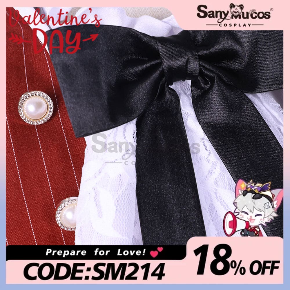 【In Stock】Anime Black Butler Cosplay Red Tea Cup Ciel Phantomhive Costume Costumes