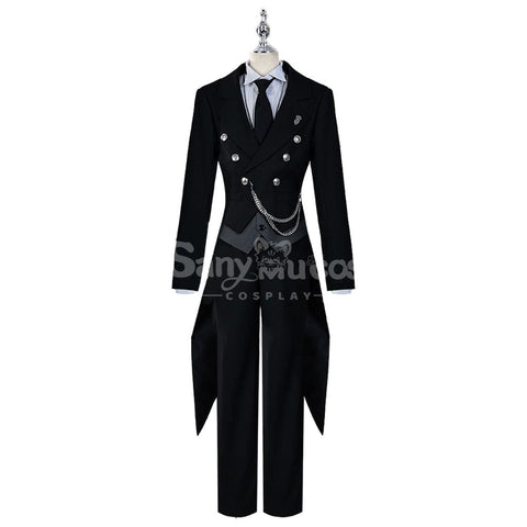 【In Stock】Anime Black Butler Cosplay Sebastian Yan Cosplay Costume Plus Size Cosplay Costumes