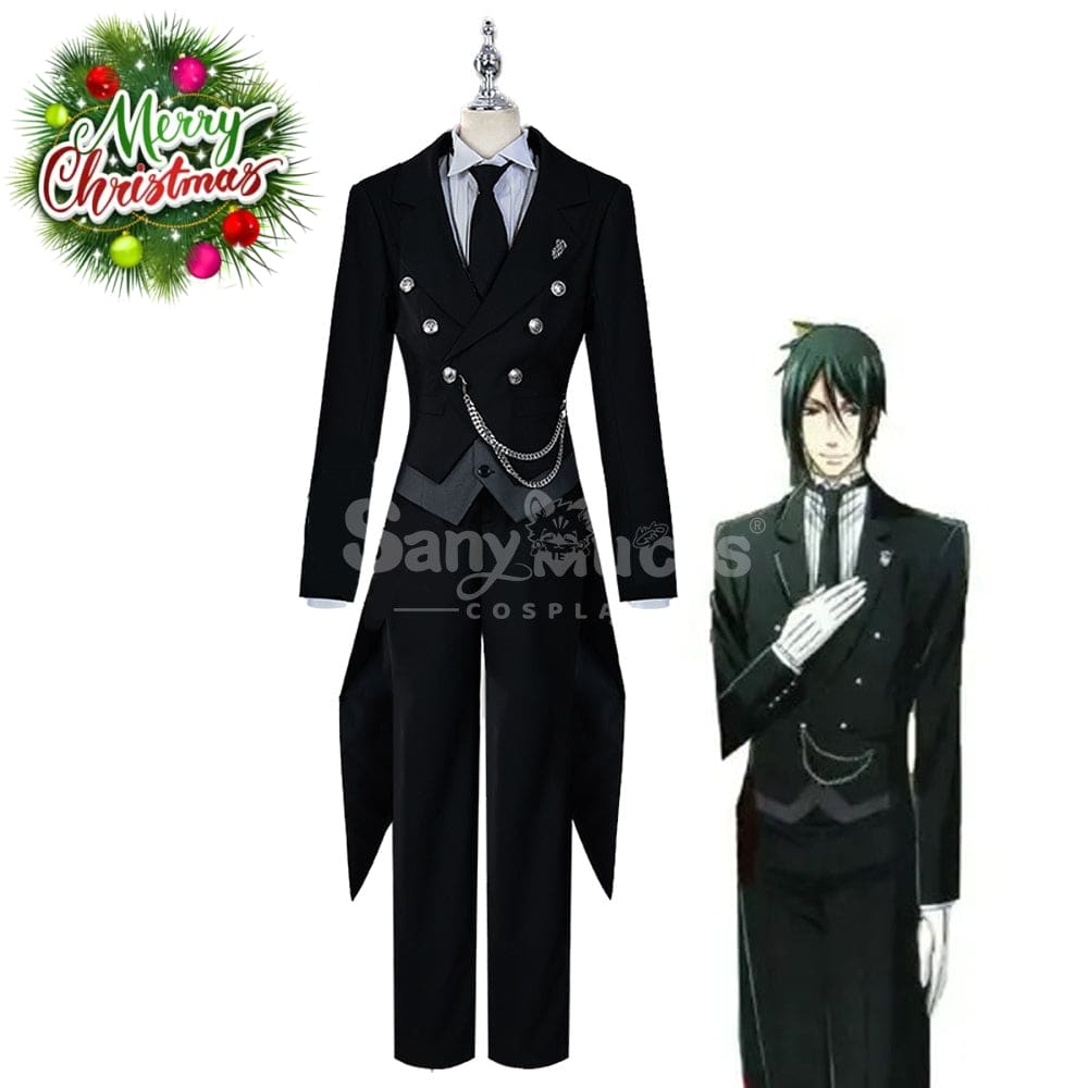 【In Stock】Anime Black Butler Cosplay Sebastian Yan Cosplay Costume Plus Size Cosplay Costumes