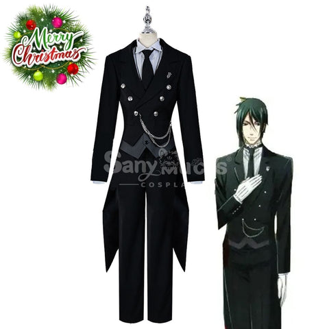 【In Stock】Anime Black Butler Cosplay Sebastian Yan Cosplay Costume Plus Size Cosplay Costumes