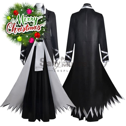 【In Stock】Anime Bleach Cosplay Kurosaki Ichigo Black Robe Costume Costumes