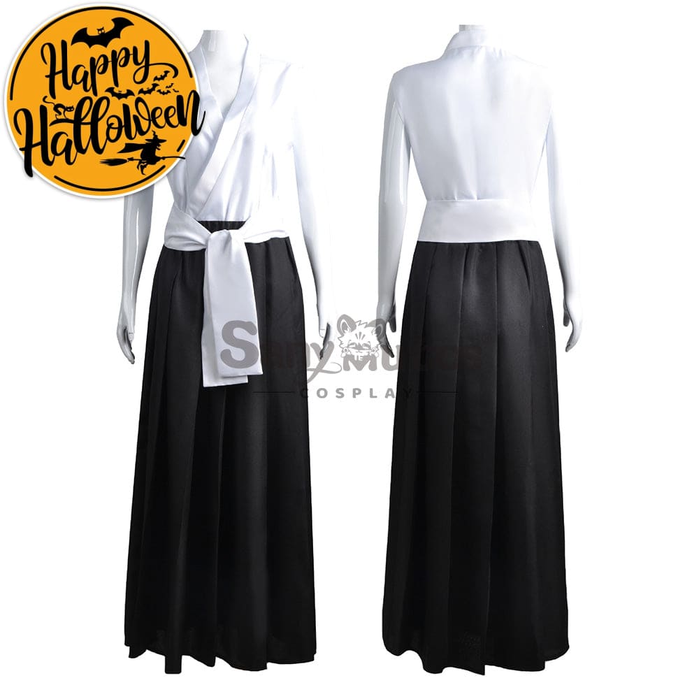 【In Stock】Anime Bleach Cosplay Kurosaki Ichigo Black Robe Costume Costumes