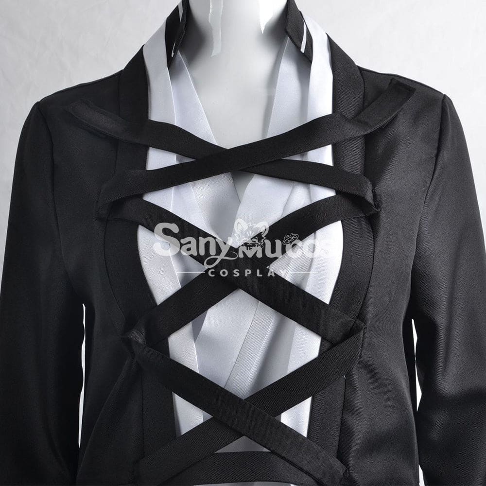 【In Stock】Anime Bleach Cosplay Kurosaki Ichigo Black Robe Costume Costumes
