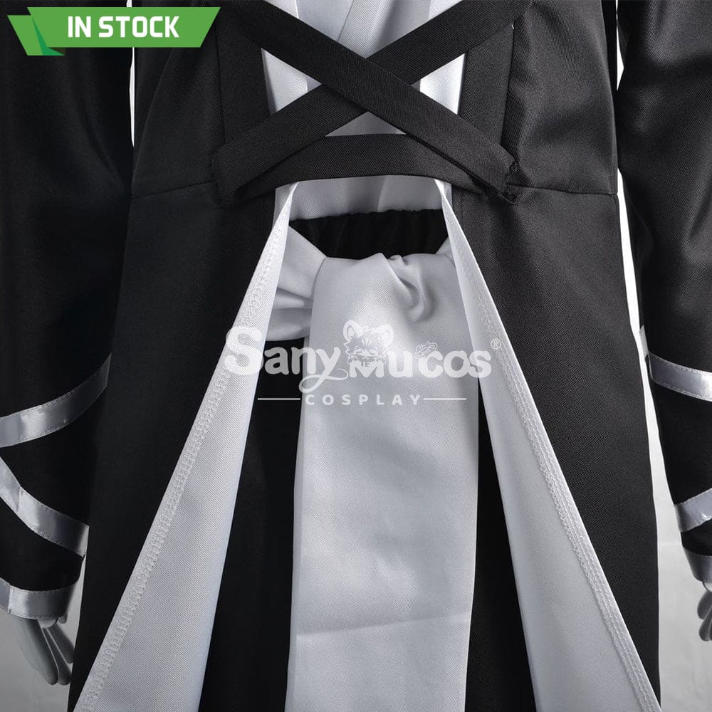 【In Stock】Anime Bleach Cosplay Kurosaki Ichigo Black Robe Costume Costumes