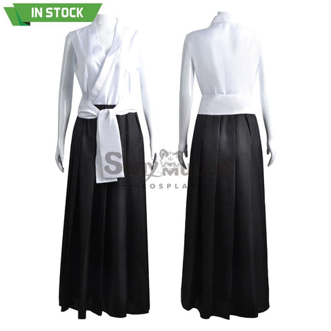 【In Stock】Anime Bleach Cosplay Kurosaki Ichigo Black Robe Costume Costumes