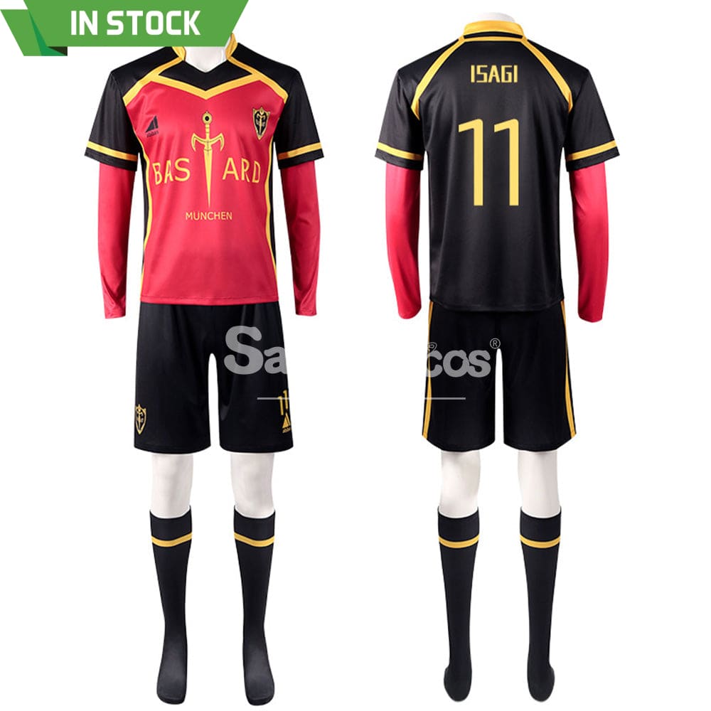 【In Stock】Anime Blue Lock Cosplay Bastard München Football Jersey Costume Isagi Yoichi / S Costumes