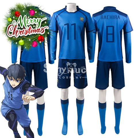 【In Stock】Anime Blue Lock Cosplay Blue Lock Eleven Football Jersey Costume Costumes