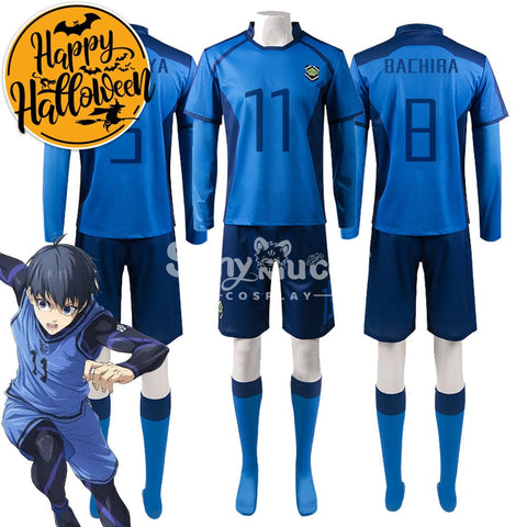 【In Stock】Anime Blue Lock Cosplay Blue Lock Eleven Football Jersey Costume Costumes