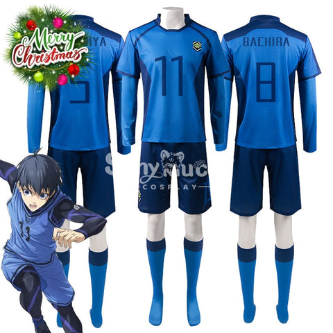 【In Stock】Anime Blue Lock Cosplay Blue Lock Eleven Football Jersey Costume Costumes