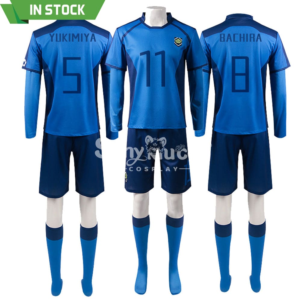 【In Stock】Anime Blue Lock Cosplay Blue Lock Eleven Football Jersey Costume Costumes