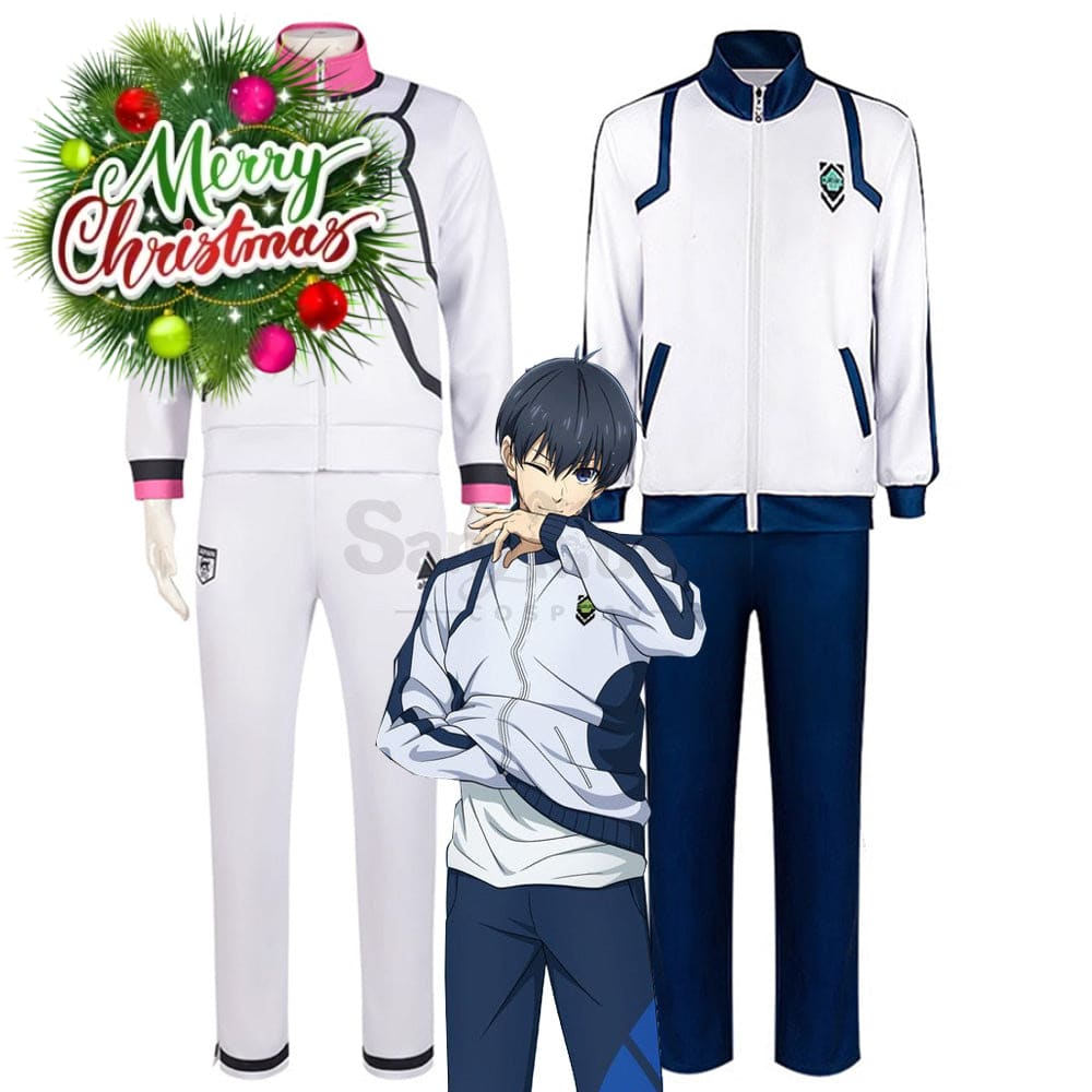 【In Stock】Anime Blue Lock Cosplay Isagi Yoichi Japan U20 Training Suit Costume Costumes