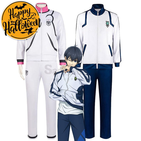 【In Stock】Anime Blue Lock Cosplay Isagi Yoichi Japan U20 Training Suit Costume Costumes
