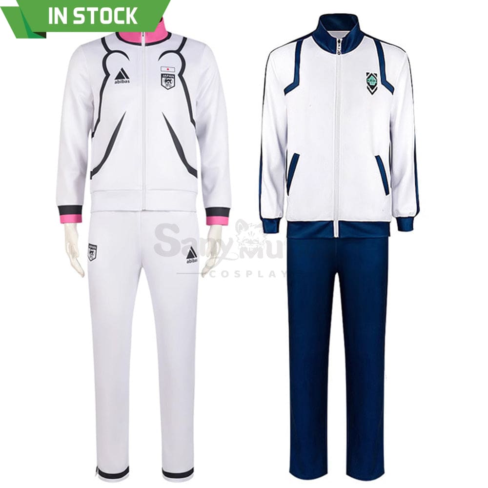 【In Stock】Anime Blue Lock Cosplay Isagi Yoichi Japan U20 Training Suit Costume Costumes