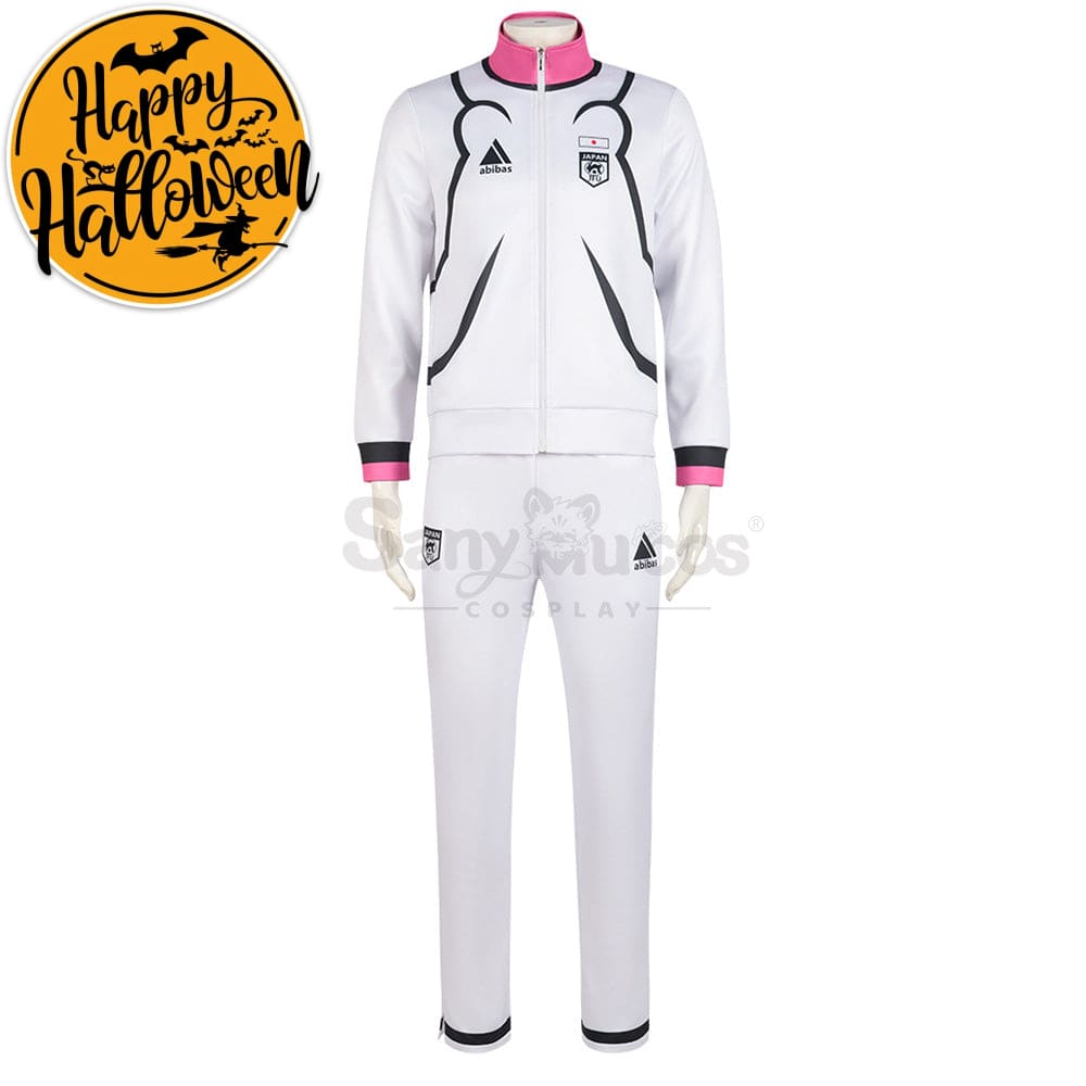 【In Stock】Anime Blue Lock Cosplay Isagi Yoichi Japan U20 Training Suit Costume Pink / S Costumes