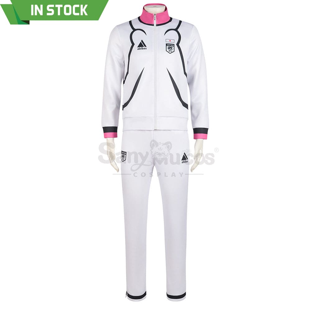 【In Stock】Anime Blue Lock Cosplay Isagi Yoichi Japan U20 Training Suit Costume Pink / S Costumes