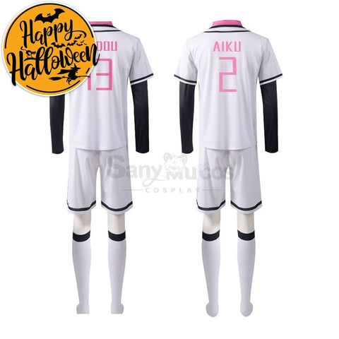 【In Stock】Anime Blue Lock Cosplay Japan U20 Football Jersey Costume Costumes