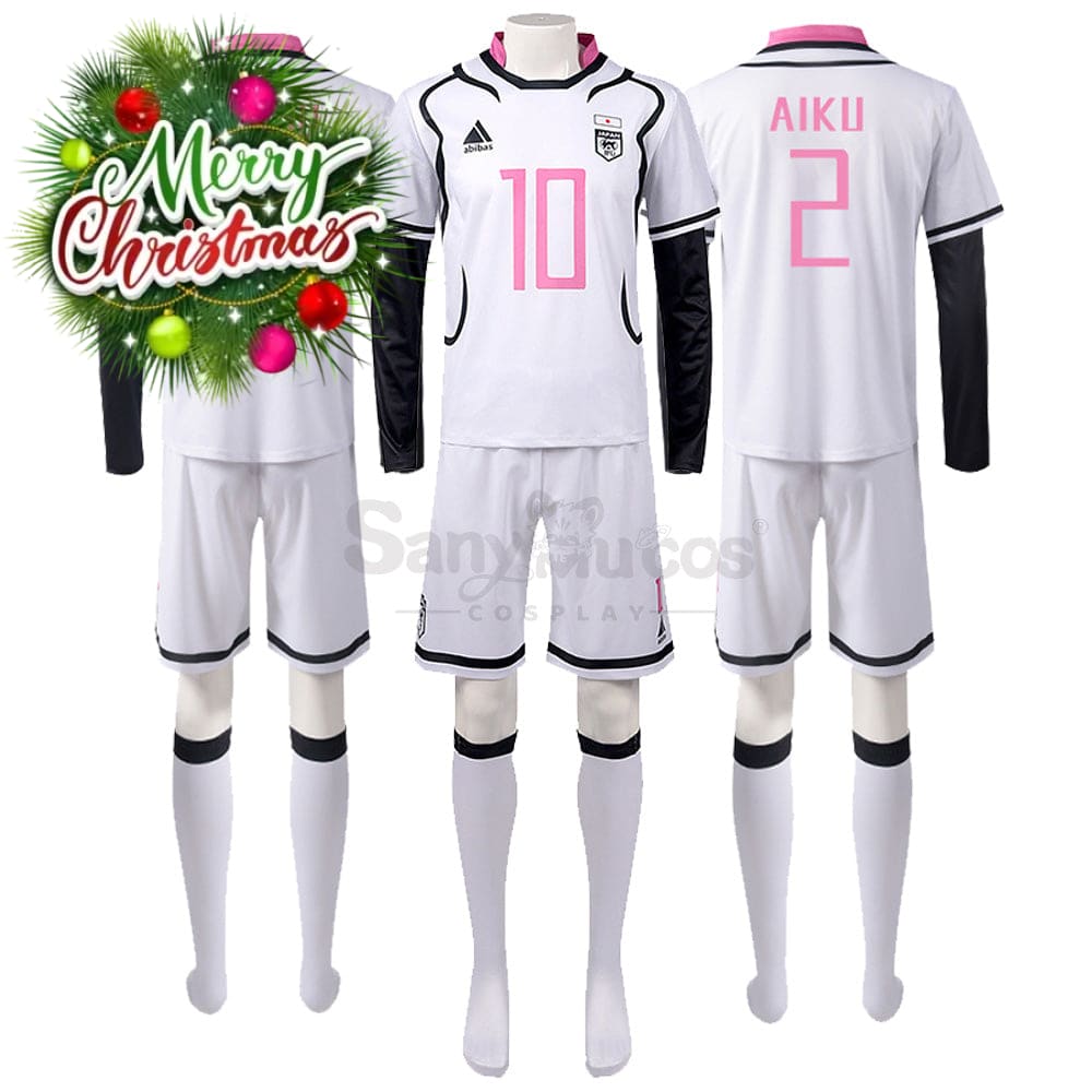 【In Stock】Anime Blue Lock Cosplay Japan U20 Football Jersey Costume Costumes