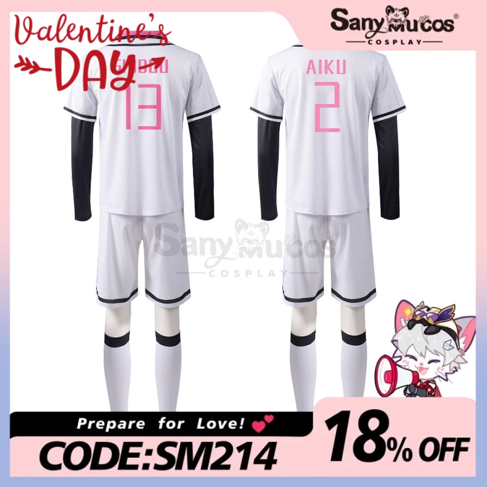 【In Stock】Anime Blue Lock Cosplay Japan U20 Football Jersey Costume Costumes