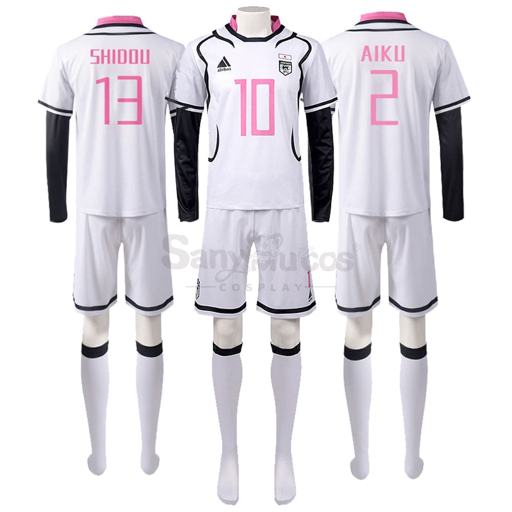 【In Stock】Anime Blue Lock Cosplay Japan U20 Football Jersey Costume Costumes