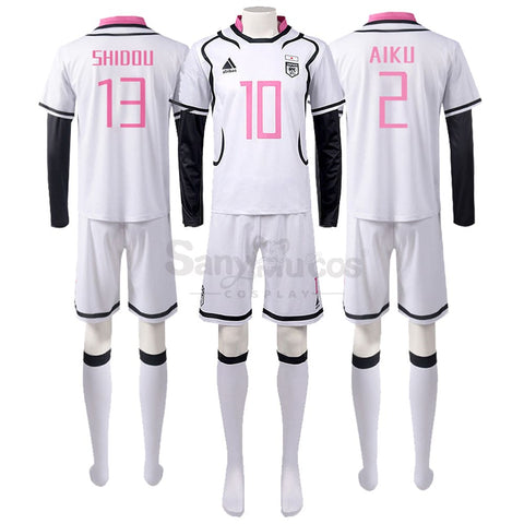 【In Stock】Anime Blue Lock Cosplay Japan U20 Football Jersey Costume Costumes