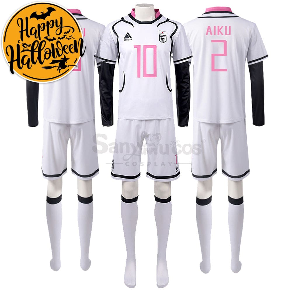 【In Stock】Anime Blue Lock Cosplay Japan U20 Football Jersey Costume Costumes