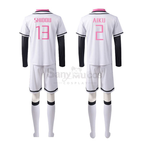 【In Stock】Anime Blue Lock Cosplay Japan U20 Football Jersey Costume Costumes