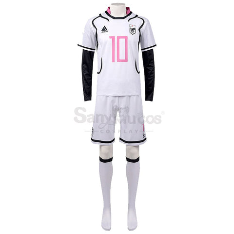 【In Stock】Anime Blue Lock Cosplay Japan U20 Football Jersey Costume Itoshi Sae / S Costumes