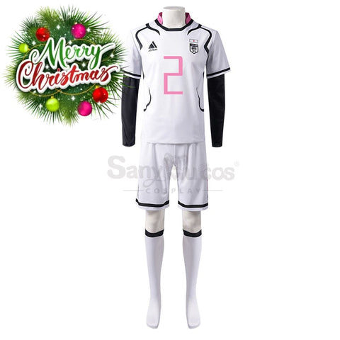 【In Stock】Anime Blue Lock Cosplay Japan U20 Football Jersey Costume Oliver Aiku / S Costumes