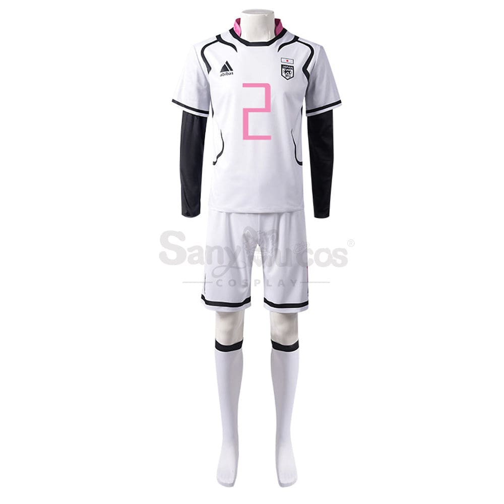 【In Stock】Anime Blue Lock Cosplay Japan U20 Football Jersey Costume Oliver Aiku / S Costumes