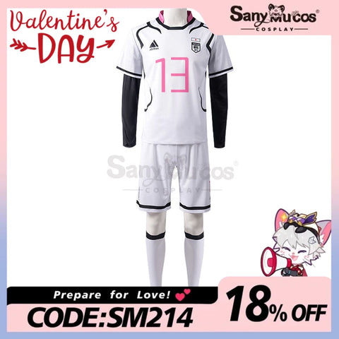 【In Stock】Anime Blue Lock Cosplay Japan U20 Football Jersey Costume Ryusei Shido / S Costumes