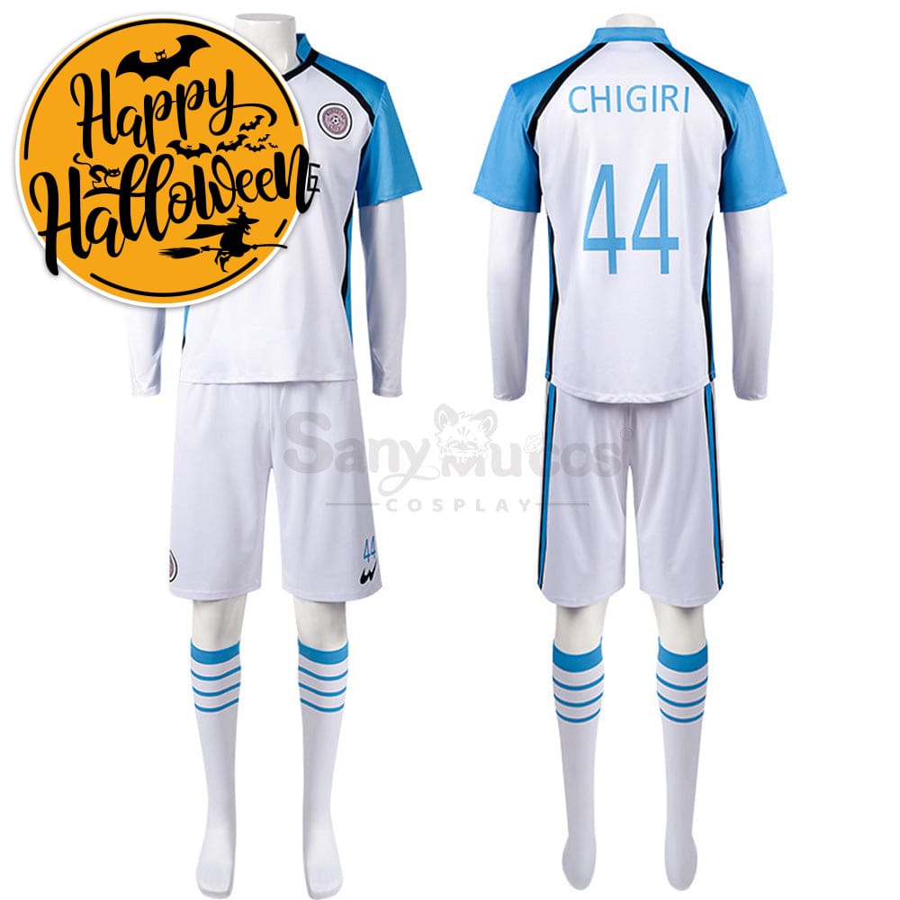 【In Stock】Anime Blue Lock Cosplay Manshine City Football Jersey Costume Chigiri Hyoma / S Costumes