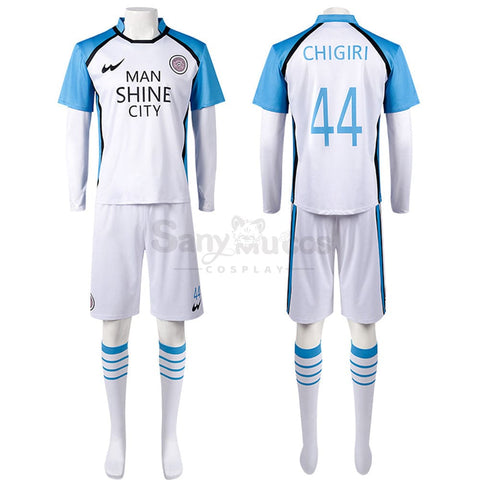 【In Stock】Anime Blue Lock Cosplay Manshine City Football Jersey Costume Chigiri Hyoma / S Costumes