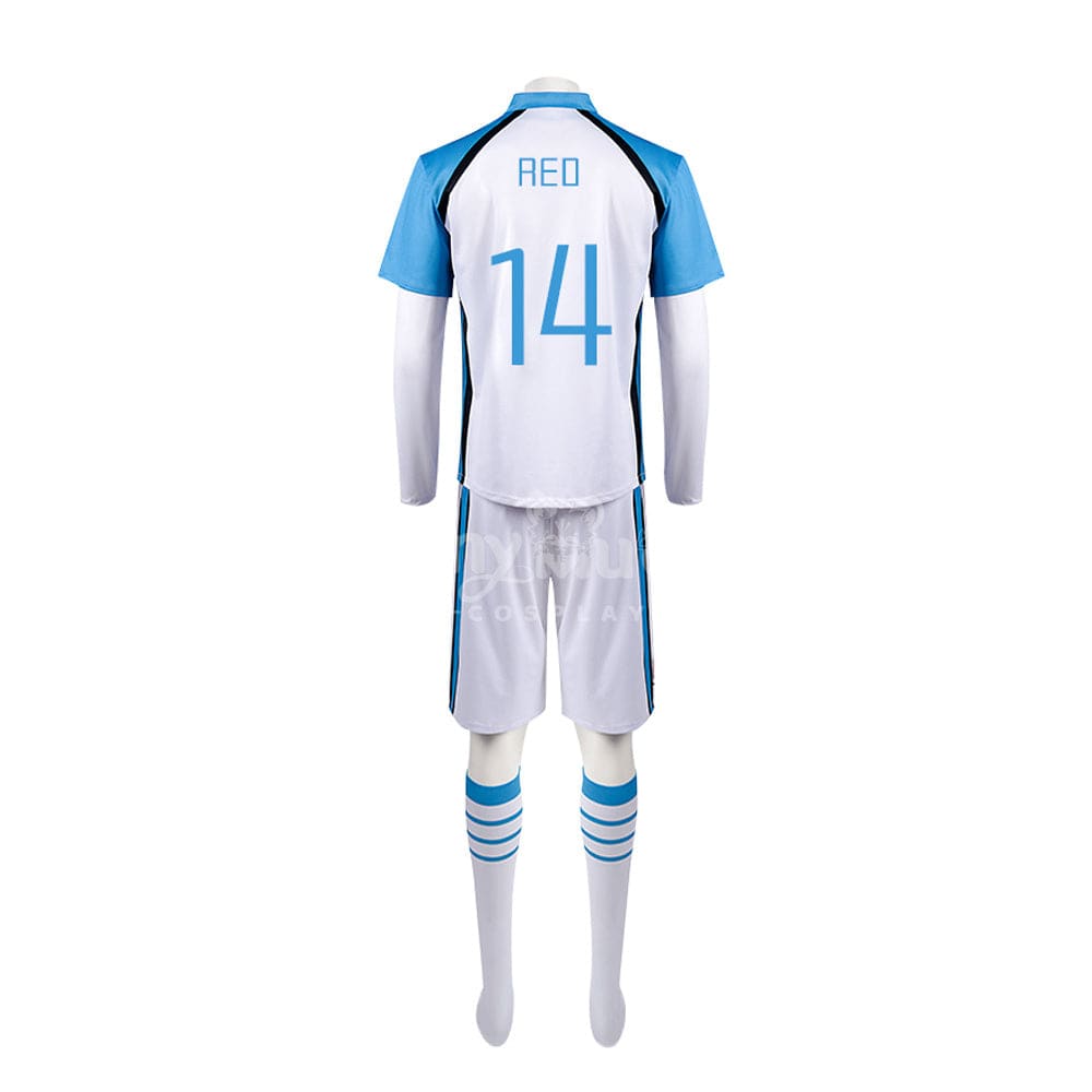 【In Stock】Anime BLUE LOCK Cosplay Manshine City Football Jersey Cosplay Costume Mikage Reo / S Cosplay Costumes