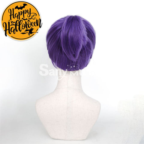 Anime BLUE LOCK Cosplay Reo Mikage Purple Medium Cosplay Wig