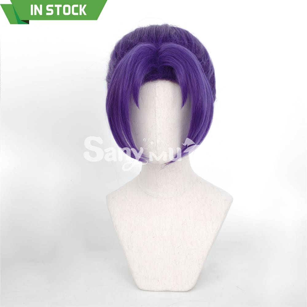 Anime BLUE LOCK Cosplay Reo Mikage Purple Medium Cosplay Wig