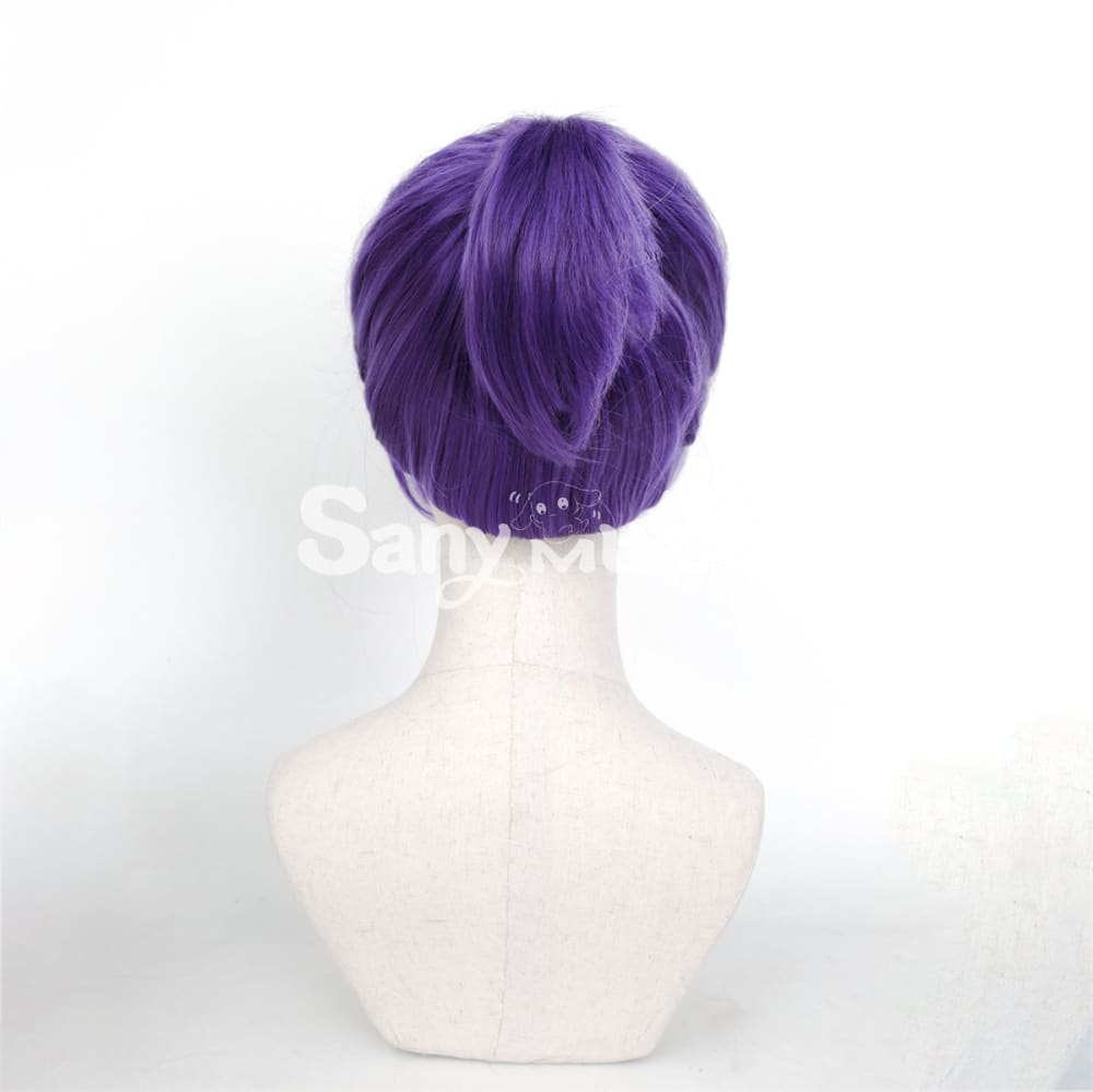 Anime BLUE LOCK Cosplay Reo Mikage Purple Medium Cosplay Wig