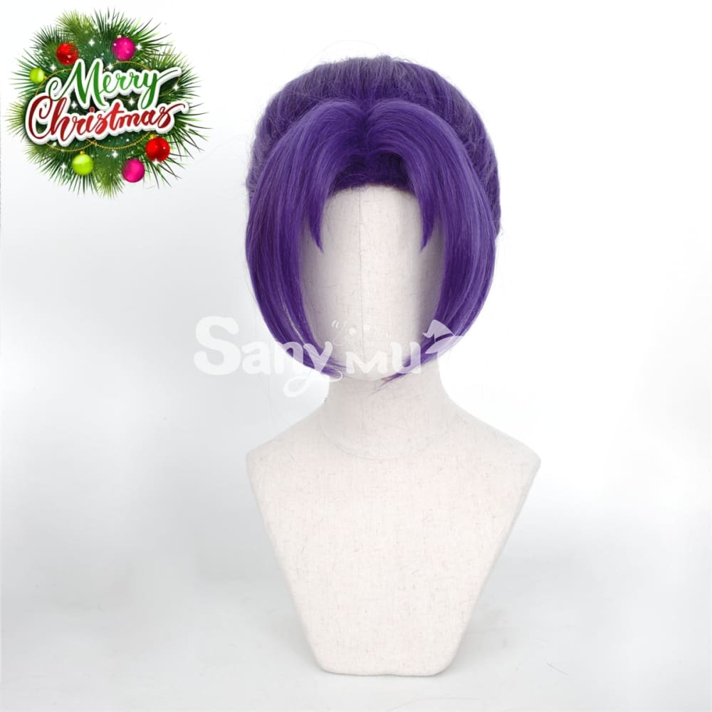Anime BLUE LOCK Cosplay Reo Mikage Purple Medium Cosplay Wig