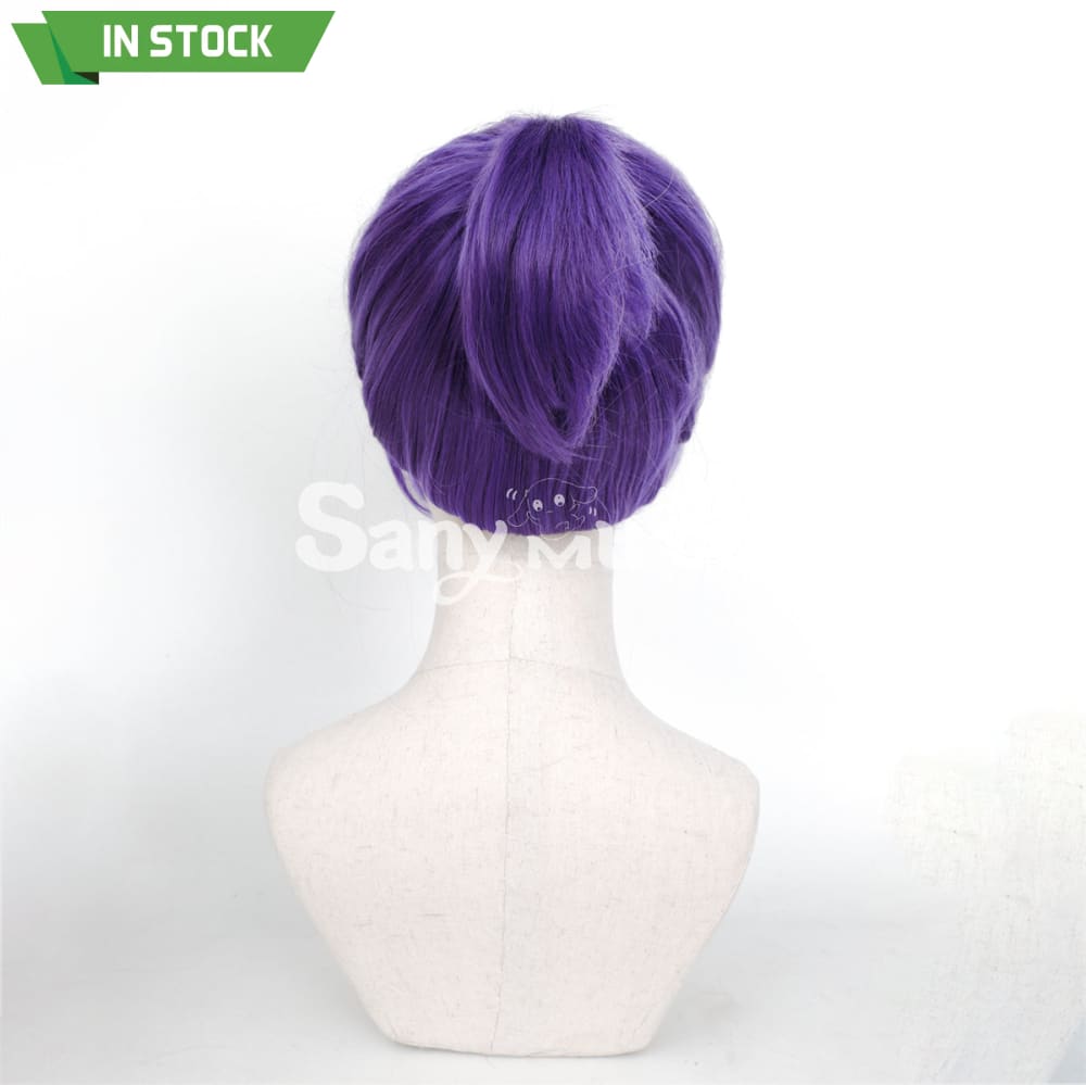 Anime BLUE LOCK Cosplay Reo Mikage Purple Medium Cosplay Wig