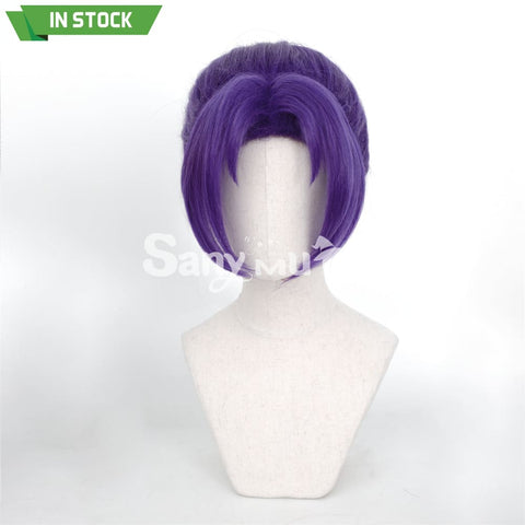 Anime BLUE LOCK Cosplay Reo Mikage Purple Medium Cosplay Wig