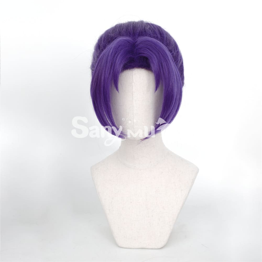 Anime BLUE LOCK Cosplay Reo Mikage Purple Medium Cosplay Wig