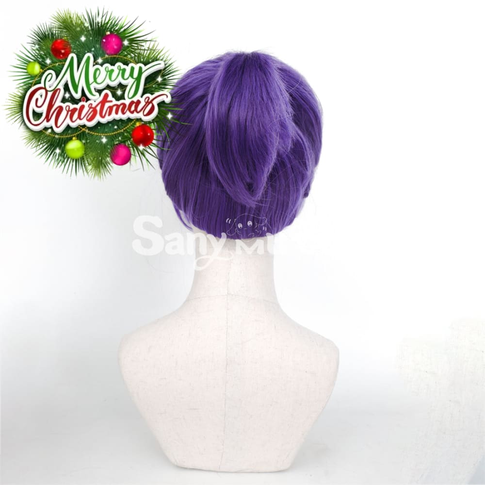 Anime BLUE LOCK Cosplay Reo Mikage Purple Medium Cosplay Wig