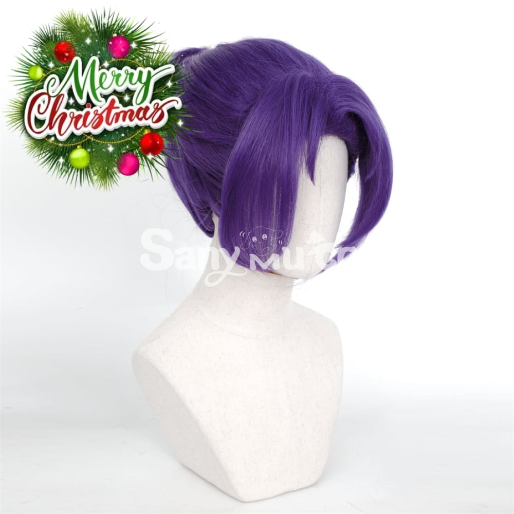 Anime BLUE LOCK Cosplay Reo Mikage Purple Medium Cosplay Wig