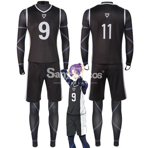 【In Stock】Anime Blue Lock Cosplay Team V Football Jersey Costume Costumes