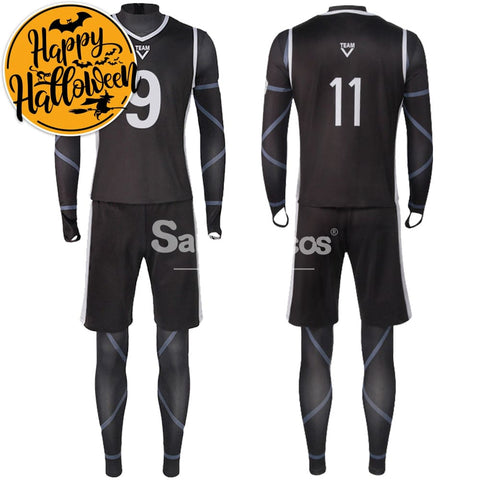 【In Stock】Anime Blue Lock Cosplay Team V Football Jersey Costume Costumes