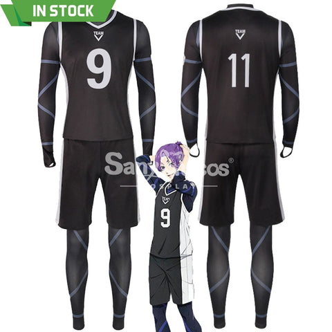 【In Stock】Anime Blue Lock Cosplay Team V Football Jersey Costume Costumes