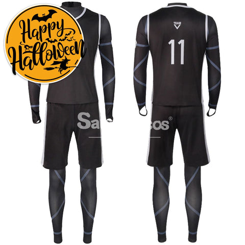 【In Stock】Anime Blue Lock Cosplay Team V Football Jersey Costume Costumes