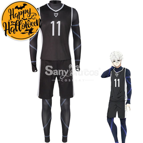 【In Stock】Anime Blue Lock Cosplay Team V Football Jersey Costume Nagi Seishiro / S Costumes